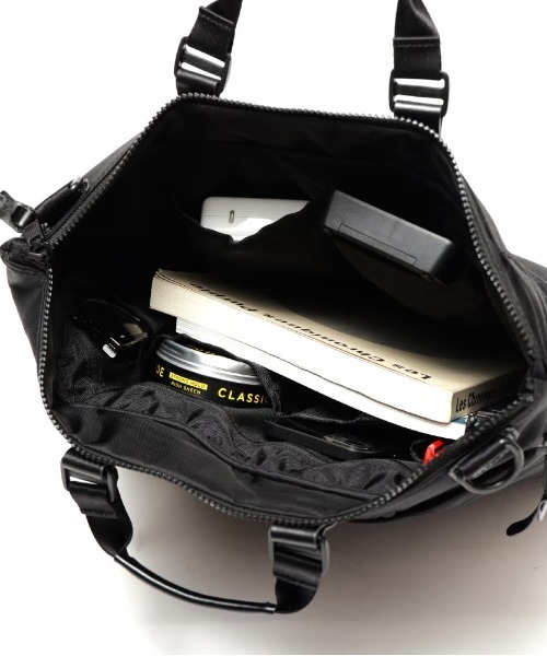 AS2OV（アッソブ）の「【AS2OV/アッソブ】 CORDURADOBBY 305D 3WAY HELMET BAG（ショルダーバッグ・メンズ・カーキ/ブラック・FREE）」の11枚目の写真