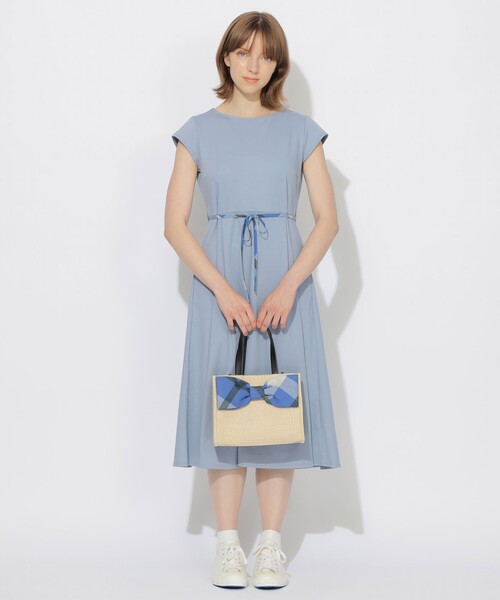 BLUE LABEL CRESTBRIDGE(ブルーレーベルクレストブリッジ)の「リボンかごバッグ(ショルダーバッグ・レディース・ブラウン/ライトベージュ/ベージュ系その他4・FREE)」の5枚目の写真