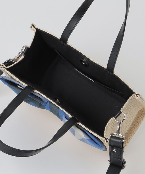 BLUE LABEL CRESTBRIDGE(ブルーレーベルクレストブリッジ)の「リボンかごバッグ(ショルダーバッグ・レディース・ブラウン/ライトベージュ/ベージュ系その他4・FREE)」の7枚目の写真