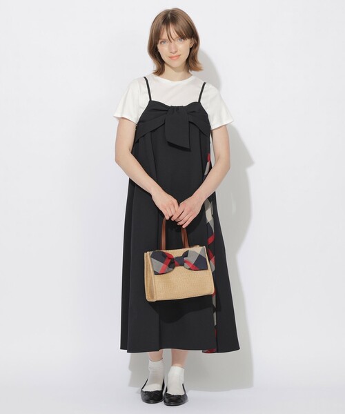 BLUE LABEL CRESTBRIDGE(ブルーレーベルクレストブリッジ)の「リボンかごバッグ(ショルダーバッグ・レディース・ブラウン/ライトベージュ/ベージュ系その他4・FREE)」の10枚目の写真
