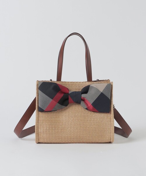 BLUE LABEL CRESTBRIDGE(ブルーレーベルクレストブリッジ)の「リボンかごバッグ(ショルダーバッグ・レディース・ブラウン/ライトベージュ/ベージュ系その他4・FREE)」の13枚目の写真