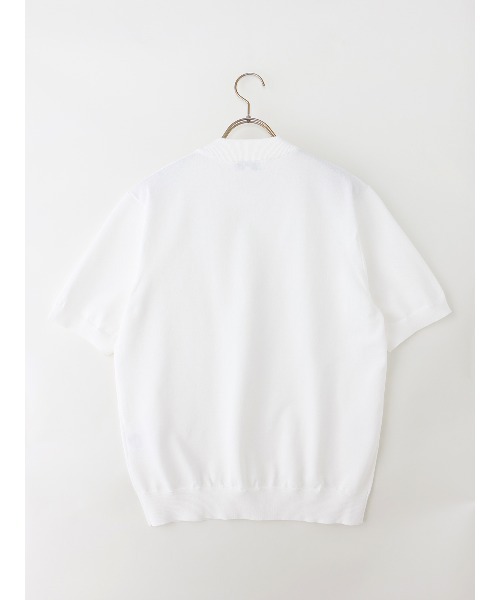 SUIT SQUARE(スーツスクエア)の「冷たいオフィT/Tシャツ/半袖/ウォッシャブル/接触冷感/リネンライクプレーティング天竺/無地(Tシャツ/カットソー・メンズ・ピンク/ブラック/ライトグレー/ホワイト・L/M/S/LL)」の12枚目の写真