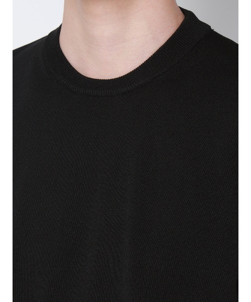 SUIT SQUARE(スーツスクエア)の「冷たいオフィT/Tシャツ/半袖/ウォッシャブル/接触冷感/リネンライクプレーティング天竺/無地(Tシャツ/カットソー・メンズ・ピンク/ブラック/ライトグレー/ホワイト・L/M/S/LL)」の18枚目の写真