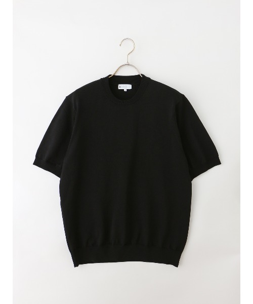 SUIT SQUARE(スーツスクエア)の「冷たいオフィT/Tシャツ/半袖/ウォッシャブル/接触冷感/リネンライクプレーティング天竺/無地(Tシャツ/カットソー・メンズ・ピンク/ブラック/ライトグレー/ホワイト・L/M/S/LL)」の21枚目の写真