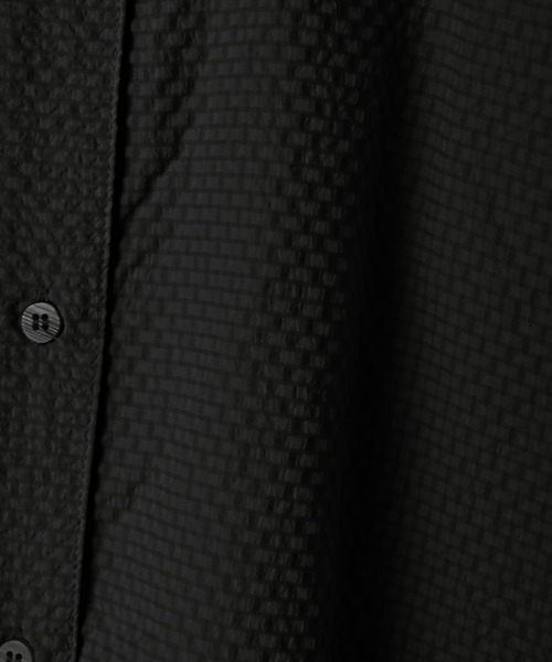 STYLE DELI(スタイルデリ)の「【BLK001】シアーサッカーランタンノースリシャツ(シャツ/ブラウス・レディース・ブラック・FREE)」の14枚目の写真