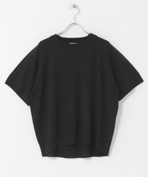 FORK&SPOON（フォークアンドスプーン）の「FORK&SPOON　ラグランスリーブニットTシャツ（ニット/セーター・レディース・ブラック/ブルー/グレー・1）」の9枚目の写真
