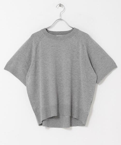 FORK&SPOON（フォークアンドスプーン）の「FORK&SPOON　ラグランスリーブニットTシャツ（ニット/セーター・レディース・ブラック/ブルー/グレー・1）」の18枚目の写真