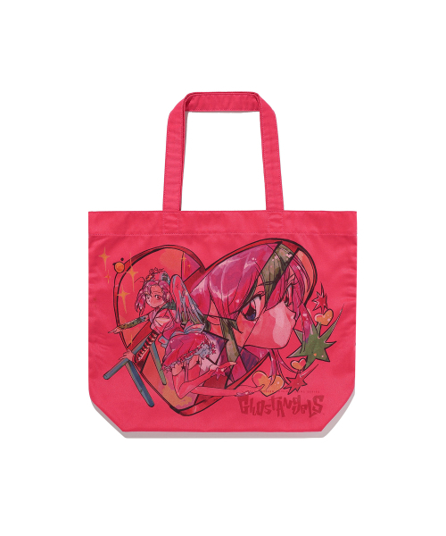NICE GHOST CLUB（ナイスゴーストクラブ）の「GHOST ANGELS TOTE BAG_PINK(NG2GMUAB50C)（トートバッグ・レディース・ピンク・F）」の2枚目の写真