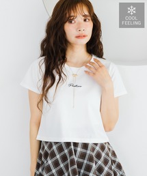 mysty woman | 【接触冷感】アソートミニロゴT半袖　1046997(Tシャツ/カットソー)