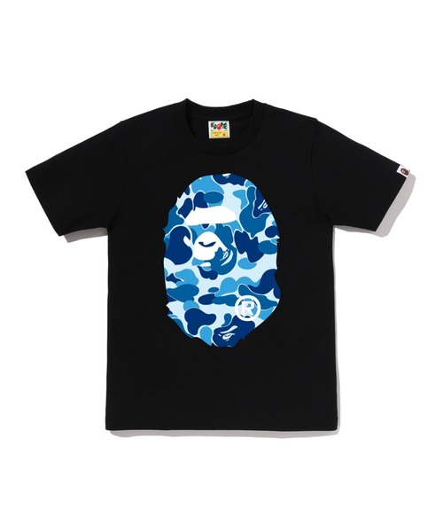 A BATHING APE（アベイシングエイプ）の「ABC CAMO BIG APE HEAD TEE（Tシャツ/カットソー・レディース・ブラック×ブルー/ホワイト×グリーン/ブラック×ピンク/ブラック×グリーン/ホワイト×ピンク/ホワイト×ブルー・MEDIUM/SMALL/X-SMALL）」の4枚目の写真