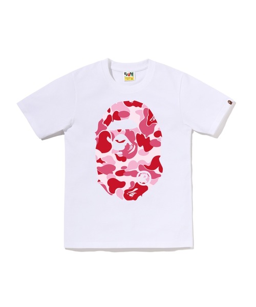 A BATHING APE（アベイシングエイプ）の「ABC CAMO BIG APE HEAD TEE（Tシャツ/カットソー・レディース・ブラック×ブルー/ホワイト×グリーン/ブラック×ピンク/ブラック×グリーン/ホワイト×ピンク/ホワイト×ブルー・MEDIUM/SMALL/X-SMALL）」の3枚目の写真