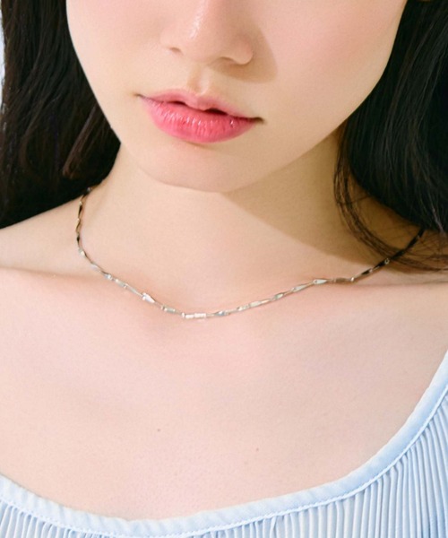 kiehtova(キエトヴァ)の「【kiehtova】FINA CHAIN NECKLACE/フィナ チェーン ネックレス KT28(ネックレス・レディース・ゴールド/シルバー・FREE)」の2枚目の写真