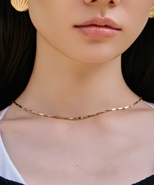kiehtova(キエトヴァ)の「【kiehtova】FINA CHAIN NECKLACE/フィナ チェーン ネックレス KT28(ネックレス・レディース・ゴールド/シルバー・FREE)」の1枚目の写真