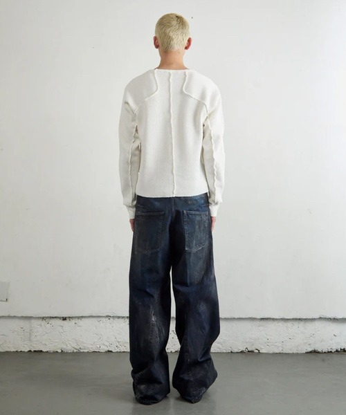 NVRFRGT(ネヴァーフォーゲット)の「WAFFLE THERMAL LONG SLEEVE T-SHIRT(Tシャツ/カットソー・メンズ・ブラック/ホワイト/グレー・2/1/3)」の7枚目の写真