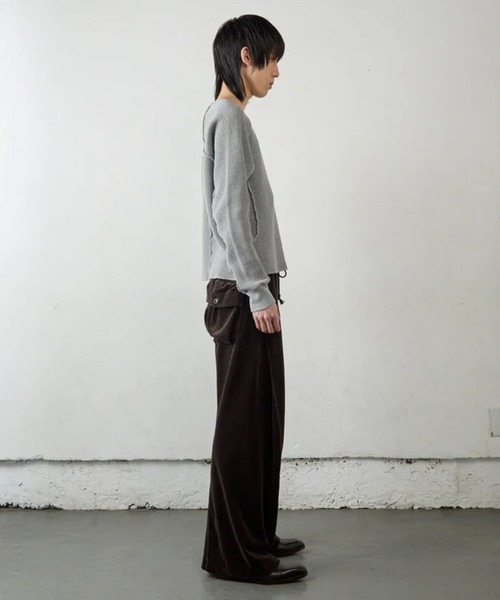 NVRFRGT(ネヴァーフォーゲット)の「WAFFLE THERMAL LONG SLEEVE T-SHIRT(Tシャツ/カットソー・メンズ・ブラック/ホワイト/グレー・2/1/3)」の9枚目の写真