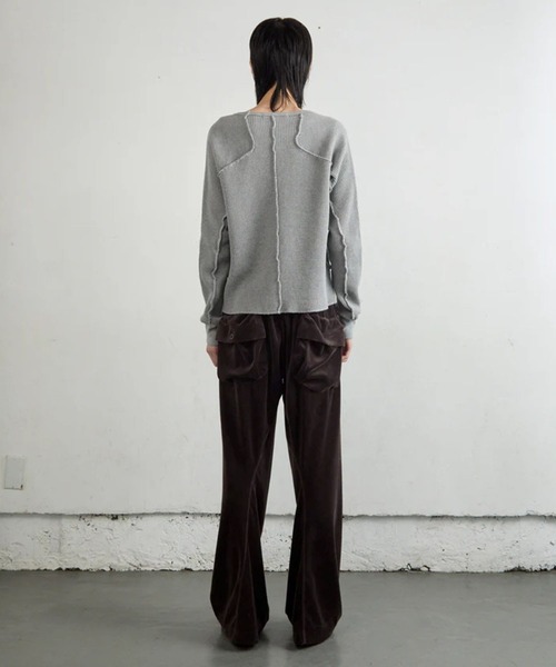 NVRFRGT(ネヴァーフォーゲット)の「WAFFLE THERMAL LONG SLEEVE T-SHIRT(Tシャツ/カットソー・メンズ・ブラック/ホワイト/グレー・2/1/3)」の10枚目の写真