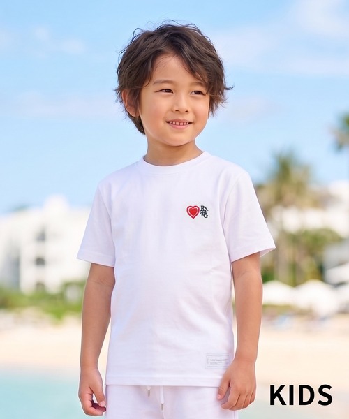 adamsJUGGLER(アダムスジャグラー)の「RTEGハート/LOPティーキッズ(Tシャツ/カットソー・キッズ・ブラック/ホワイト・150/120/130/110/100)」の2枚目の写真