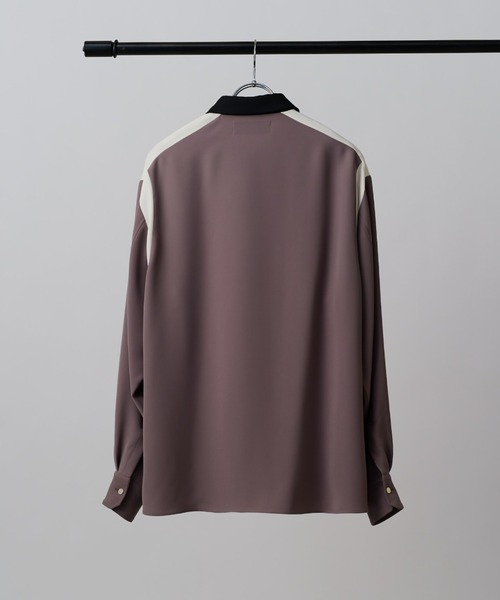 CULLNI(クルニ)の「【CULLNI exclusive for Lui's】パターン切替デザインシャツ(シャツ/ブラウス・メンズ・ブラック/モカ/アイボリー・1/2)」の8枚目の写真