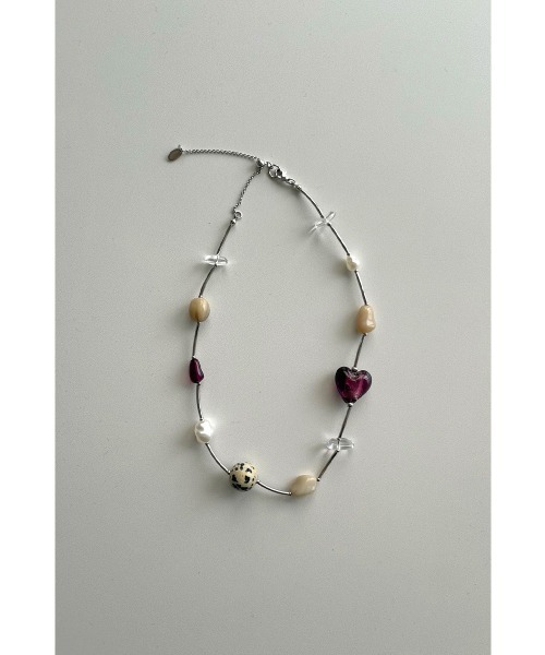 marjour(マージュール)の「MULTI CHARM NECKLACE(ネックレス・レディース・ワイン・FREE)」の1枚目の写真