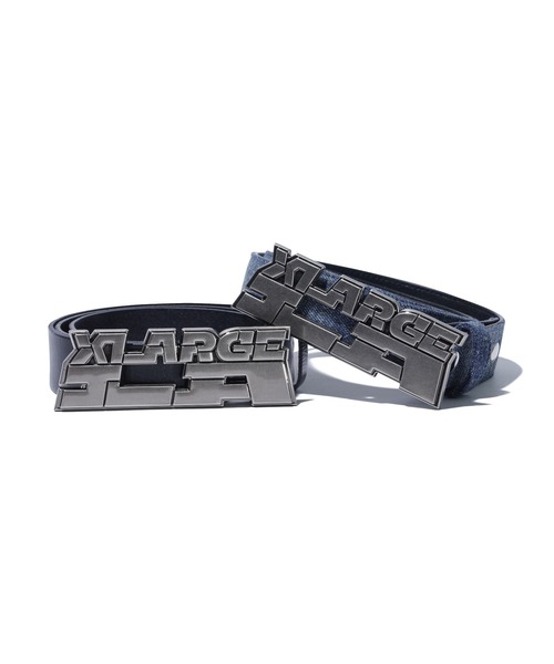 XLARGE（エクストララージ）の「XLARGE LA METAL BUCKLE BELT（ベルト・メンズ・ブラック/インディゴブルー・ONE SIZE）」の3枚目の写真