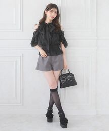 キラキラハイウエストショートパンツ