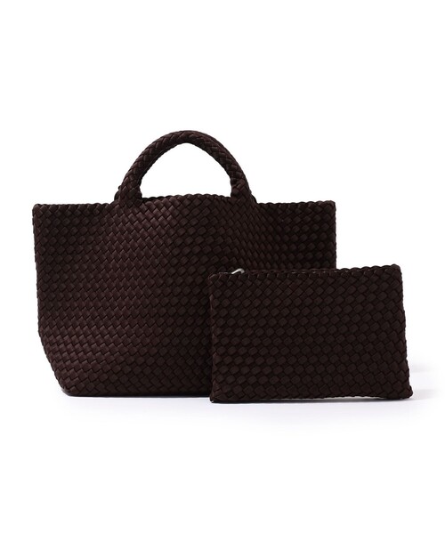 NAGHEDI（ナゲディ）の「NAGHEDI St Barths Medium Tote（トートバッグ・レディース・ダークブラウン/ブラック/ライトベージュ/カーキ・FREE）」の2枚目の写真