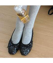 (222) omn Spangle Flat Shoes _2Colors