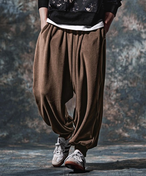 Jih Nunc(ジーヌンク)の「mp15262-フリースワイドバルーンリブパンツ(JIH-R1230)(その他パンツ・メンズ・キャメル/グレー/ブラック・S/L/M)」の3枚目の写真
