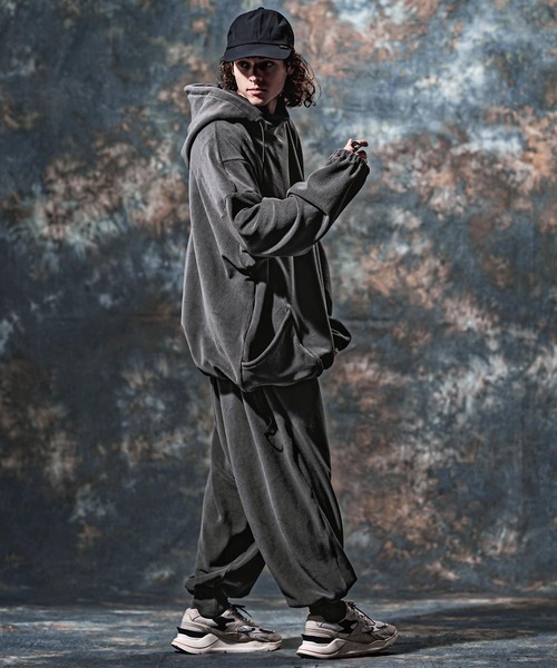 Jih Nunc(ジーヌンク)の「mp15262-フリースワイドバルーンリブパンツ(JIH-R1230)(その他パンツ・メンズ・キャメル/グレー/ブラック・S/L/M)」の17枚目の写真