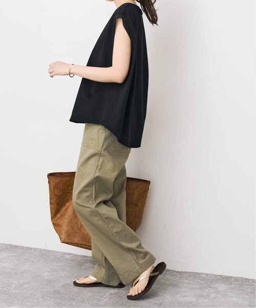 Spick & Span(スピックアンドスパン)の「《追加》オーガンジーコンビルーズプルオーバー(Tシャツ/カットソー・レディース・ホワイト系その他/ブラック・FREE)」の21枚目の写真