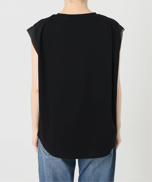 Spick & Span(スピックアンドスパン)の「《追加》オーガンジーコンビルーズプルオーバー(Tシャツ/カットソー・レディース・ホワイト系その他/ブラック・FREE)」の12枚目の写真