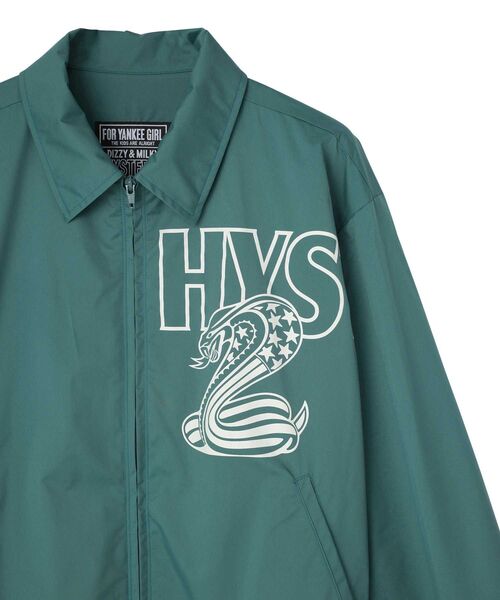 HYSTERIC GLAMOUR(ヒステリックグラマー)の「GARAGE DAYS ユーティリティジャケット(ブルゾン・メンズ・ブルー/ブラック・X-LARGE/LARGE/MEDIUM/SMALL)」の4枚目の写真