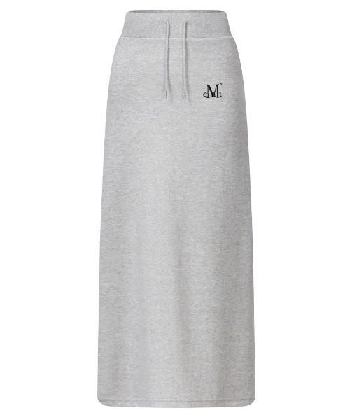 MUCENT(ムセント)の「◇MUCENT◇ブランド直輸入正規品/ベル マキシ バンディング ロング スカート BELLE MAXI BANDING LONG SKIRT(スカート・レディース・グレー/チャコール/ブラック・FREE)」の2枚目の写真