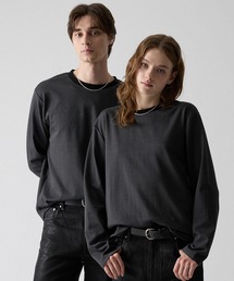 【CLEL】Giza Cotton Crew-Neck T-Shirt / ギザコットン クルーネックTシャツ(ロンT/吸水速乾)