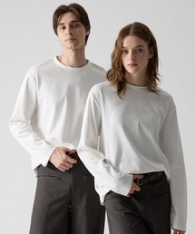 CLEL(�N���C��)�́yCLEL�zGiza Cotton Crew-Neck T-Shirt / �M�U�R�b�g�� �N���[�l�b�NT�V���c(����T/�z������)(T�V���c/�J�b�g�\�[)