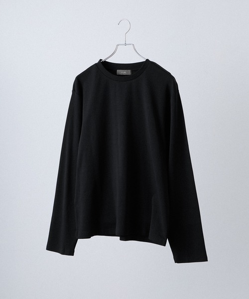 CLEL(クレイル)の「【CLEL】Giza Cotton Crew-Neck T-Shirt / ギザコットン クルーネックTシャツ(ロンT/吸水速乾)(Tシャツ/カットソー・メンズ・ブラック/ホワイト/グレー系/ダークブラウン/ワインレッド/グレー系1・S/XS/L/M)」の19枚目の写真