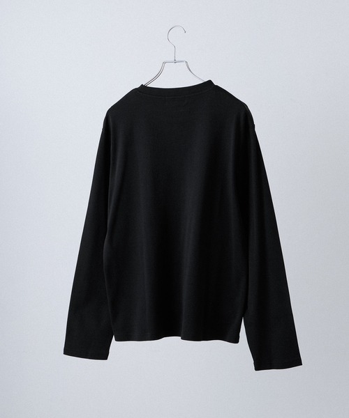 CLEL(クレイル)の「【CLEL】Giza Cotton Crew-Neck T-Shirt / ギザコットン クルーネックTシャツ(ロンT/吸水速乾)(Tシャツ/カットソー・メンズ・ブラック/ホワイト/グレー系/ダークブラウン/ワインレッド/グレー系1・S/XS/L/M)」の20枚目の写真