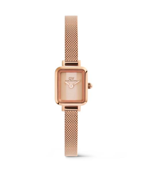 Daniel Wellington（ダニエルウェリントン）の「新作 Quadro Mini Mesh 15.4x18.2MM レディース腕時計（アナログ腕時計・レディース・シルバー/ピンクゴールド/イエローゴールド・ONE SIZE）」の2枚目の写真