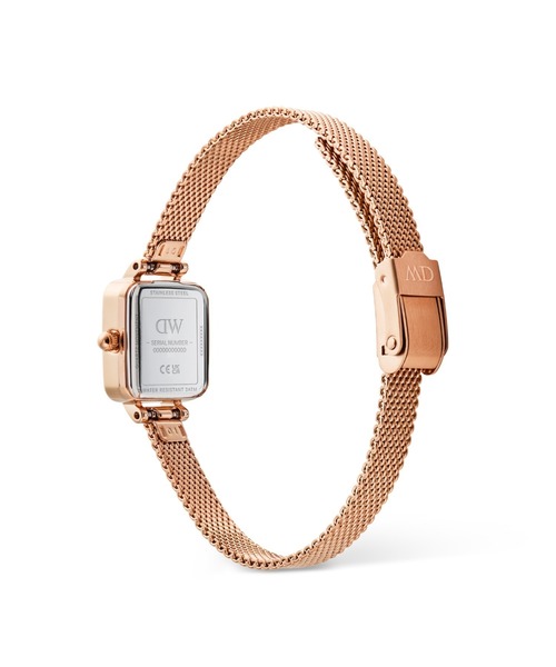 Daniel Wellington（ダニエルウェリントン）の「新作 Quadro Mini Mesh 15.4x18.2MM レディース腕時計（アナログ腕時計・レディース・シルバー/ピンクゴールド/イエローゴールド・ONE SIZE）」の10枚目の写真