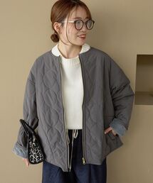 《WEB限定》リバーシブルキルティングブルゾン
