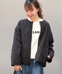 《WEB限定》リバーシブルキルティングブルゾン