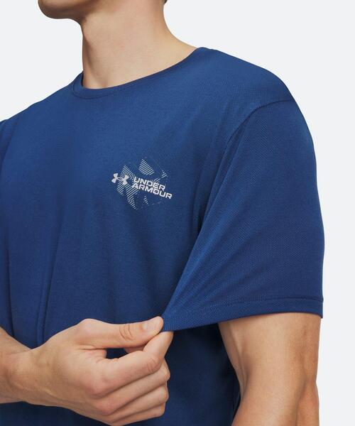 UNDER ARMOUR(アンダーアーマー)の「UAベロシティ フラッシュ キューブ ショートスリーブ Tシャツ(ランニング/メンズ)(Tシャツ/カットソー・メンズ・ブルー系・S/L/M/XL)」の8枚目の写真