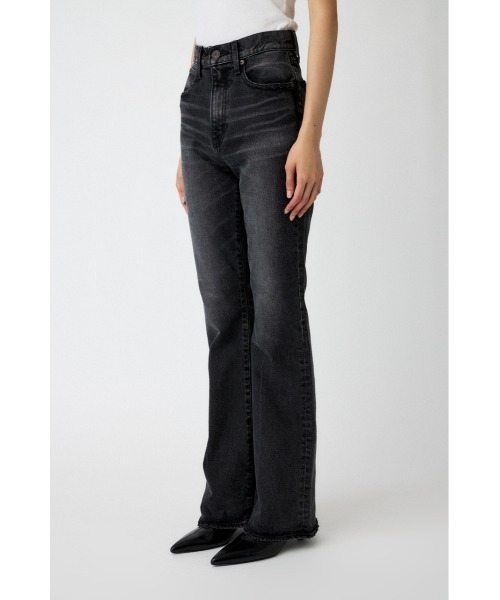 MOUSSY(マウジー)の「【シリーズ累計24万本販売】MVS BLACK FLARE(L) / ロングサイズ(デニムパンツ・レディース・ブラック・23inch/24inch/25inch/26inch/27inch)」の4枚目の写真
