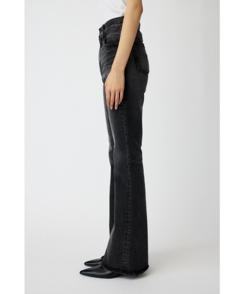 MOUSSY(マウジー)の「【シリーズ累計24万本販売】MVS BLACK FLARE(L) / ロングサイズ(デニムパンツ・レディース・ブラック・23inch/24inch/25inch/26inch/27inch)」の5枚目の写真
