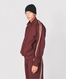 TENEZ（テネス）の「TENEZ Track Jacket Two Stripes (エンジ)（セットアップ）」
