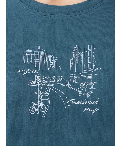 McGREGOR(マックレガー)の「シティプリント七分袖Tシャツ(Tシャツ/カットソー・レディース・ダークオリーブ/サンドグレー/コーラル・L/M)」の13枚目の写真