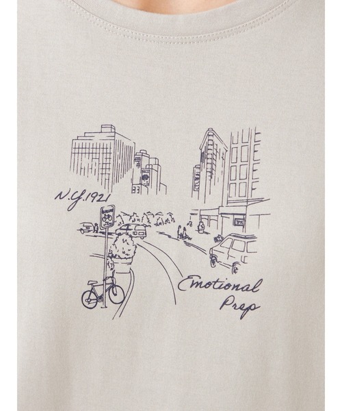 McGREGOR(マックレガー)の「シティプリント七分袖Tシャツ(Tシャツ/カットソー・レディース・ダークオリーブ/サンドグレー/コーラル・L/M)」の14枚目の写真