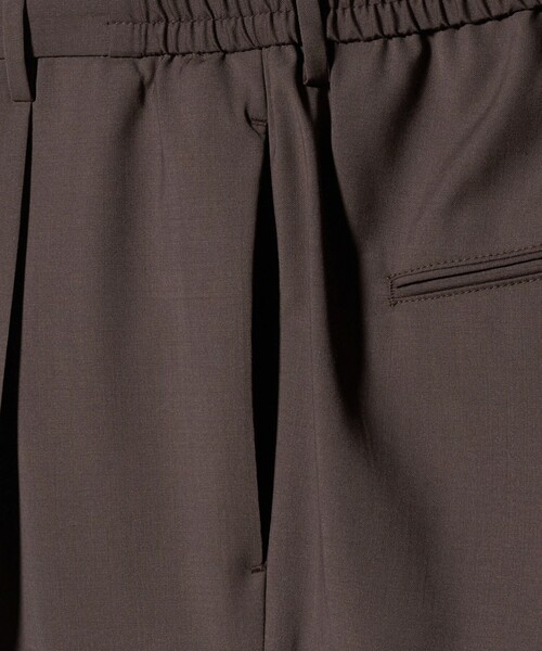 UNITED ARROWS(ユナイテッドアローズ)の「<TAGLIATORE>ブラウン ソリッド イージースラックス(スラックス・メンズ・ブラウン系・48)」の4枚目の写真