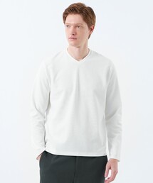 VネックロンT サーフニット