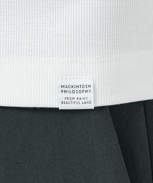 MACKINTOSH PHILOSOPHY(マッキントッシュ フィロソフィー)の「VネックロンT サーフニット(ニット/セーター・メンズ・ダークネイビー/ホワイト・38/40)」の10枚目の写真